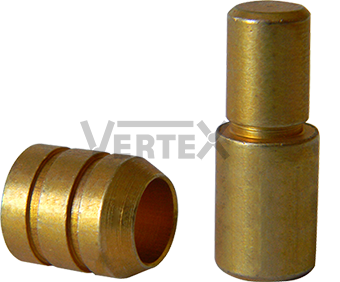 Vertex Solid Brass Hinges