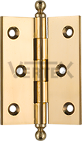 Standard Range Cabinet Hinges - Ball tips, Polished Brass (unlacquered)